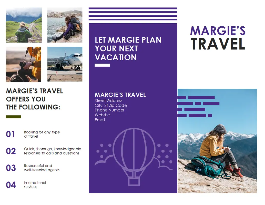 Travel brochure modern-simple