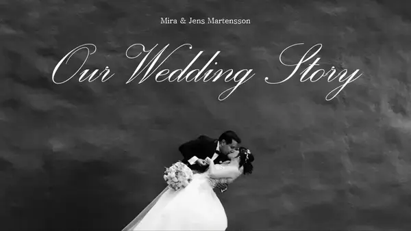 Our wedding story album null modern-simple