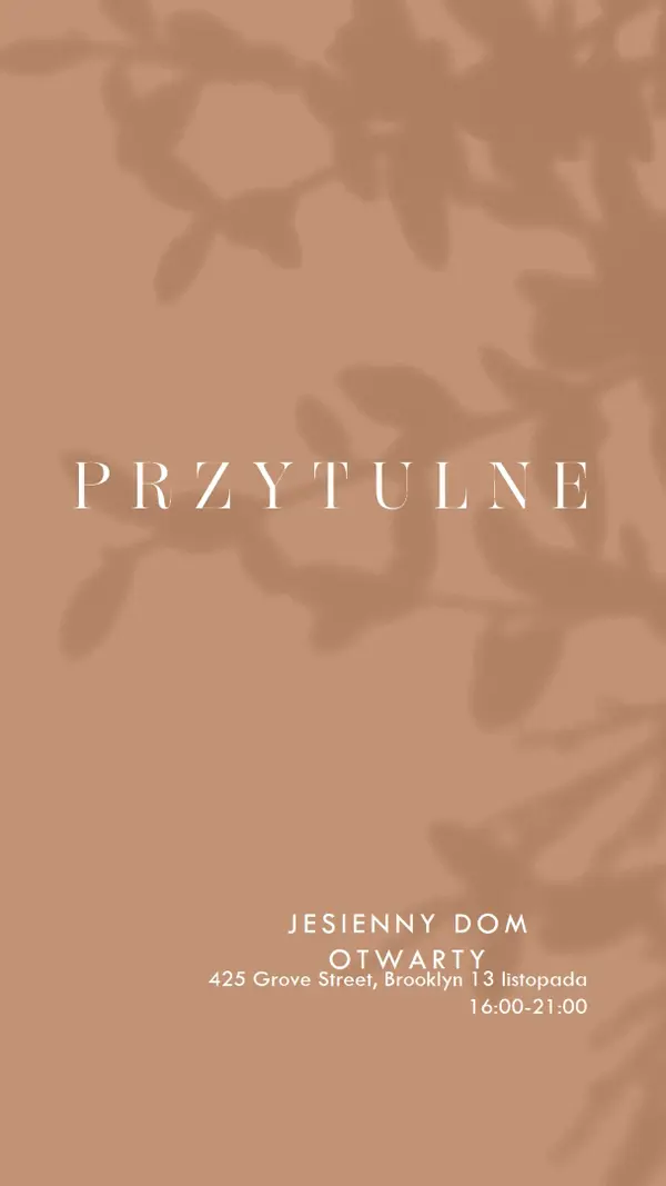 Przytulne brown modern-simple